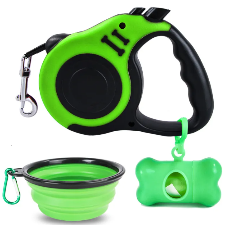 Foldable Pet Travel Kit – All-in-One Dog Walking & Travel Accessory