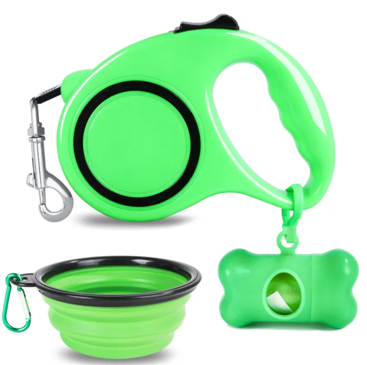 Foldable Pet Travel Kit – All-in-One Dog Walking & Travel Accessory