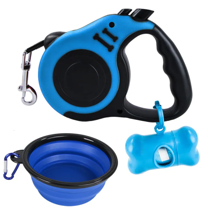 Foldable Pet Travel Kit – All-in-One Dog Walking & Travel Accessory