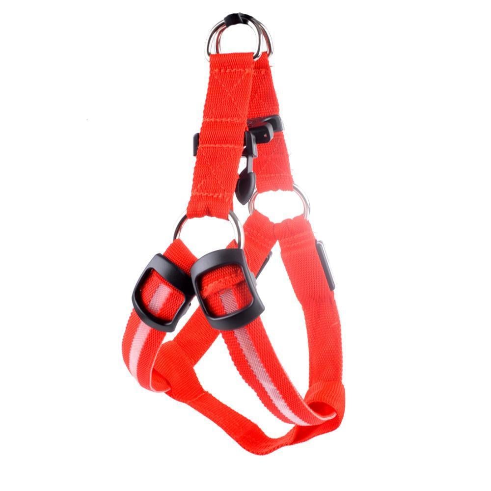 LED Nylon Pet Safety Harness